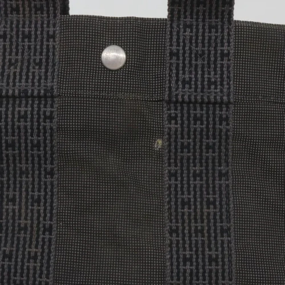 Hermès Vintage Pre-owned Canvas totes Green Dames