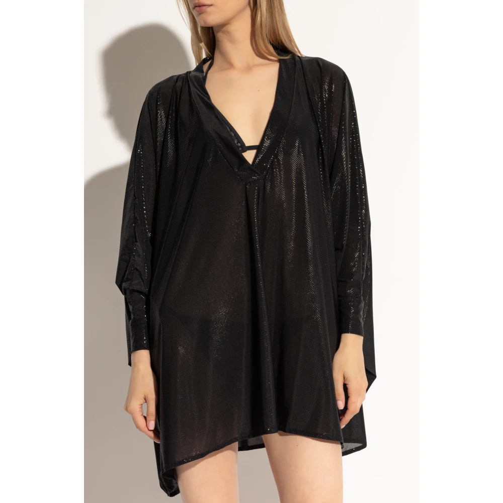 Balmain Korte strandjurk Black Dames