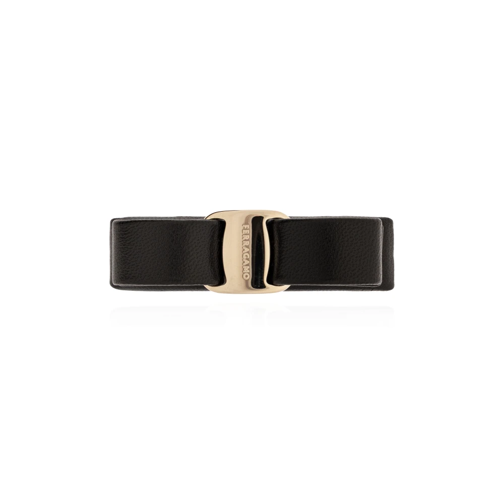 Ferragamo Women's Black Bow Hair Clip - Image 3