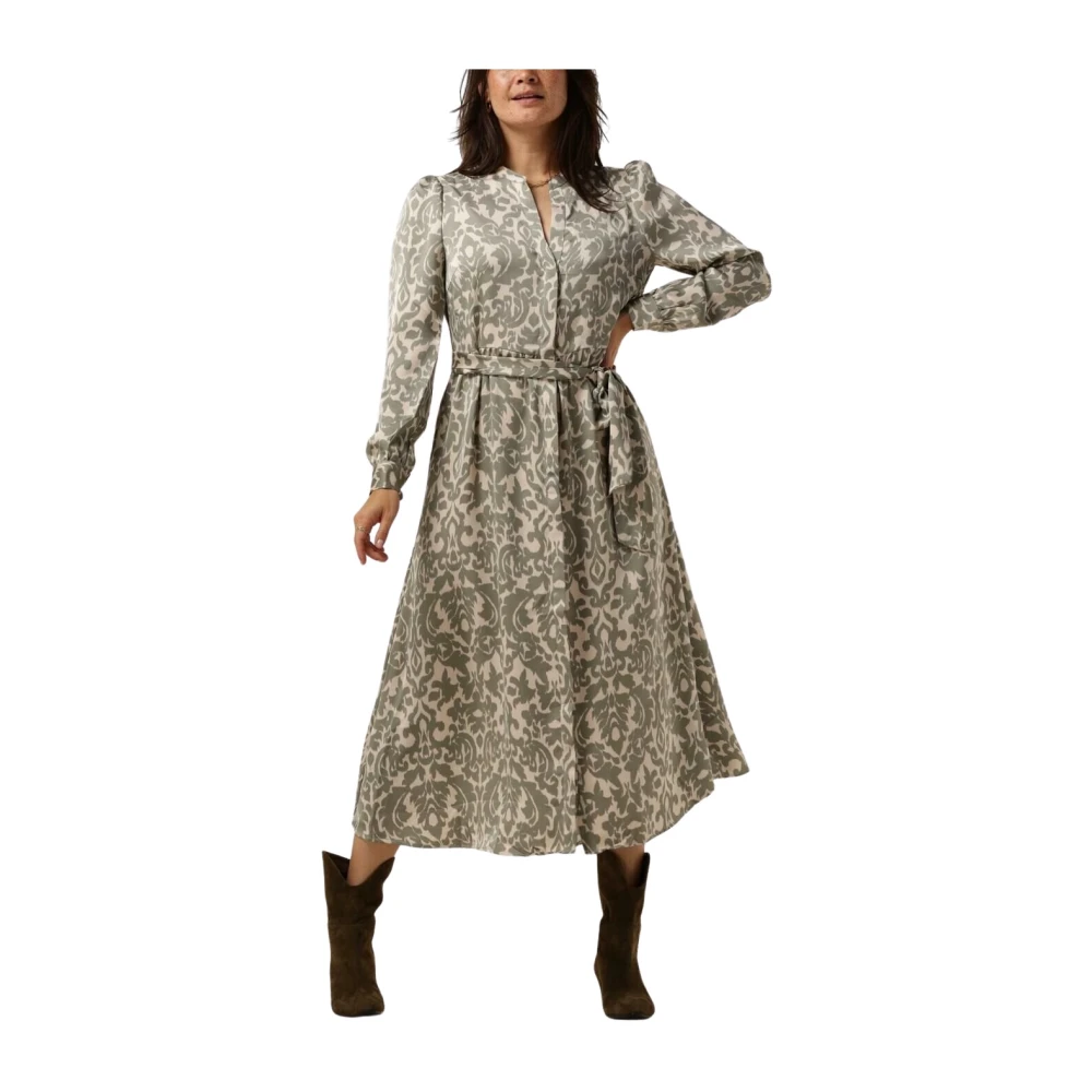 NEO NOIR Bloemen Blur Jurk Groen Green Dames