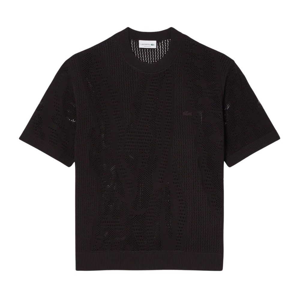 Lacoste Uomo Marrone Top, L, New,