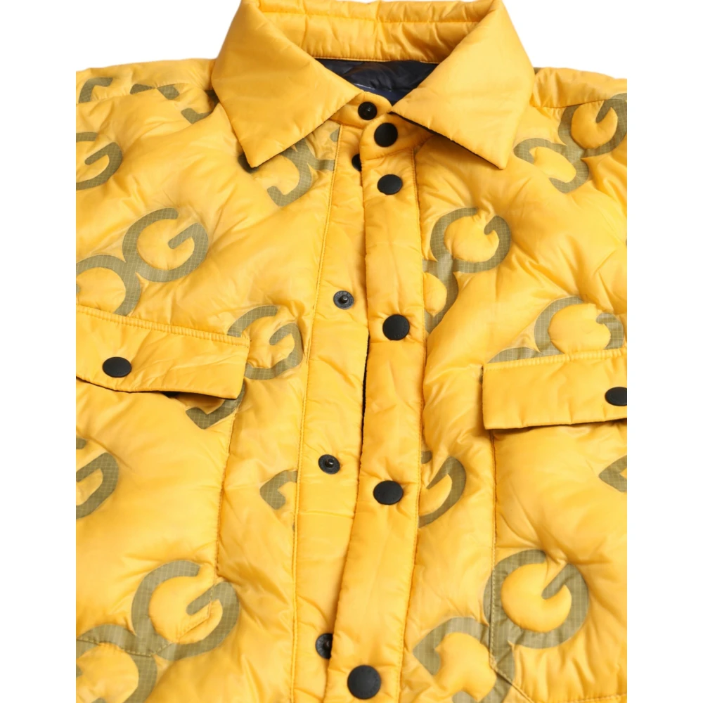 Dolce & Gabbana Light Jackets Yellow Heren