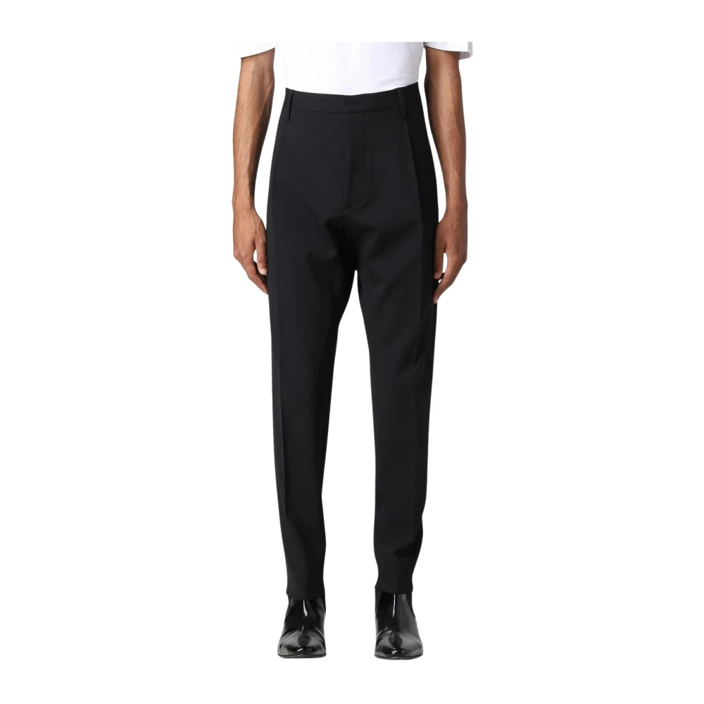 Dsquared2 Black Slim-Fit Trousers, Male, L, Straight Leg Trousers