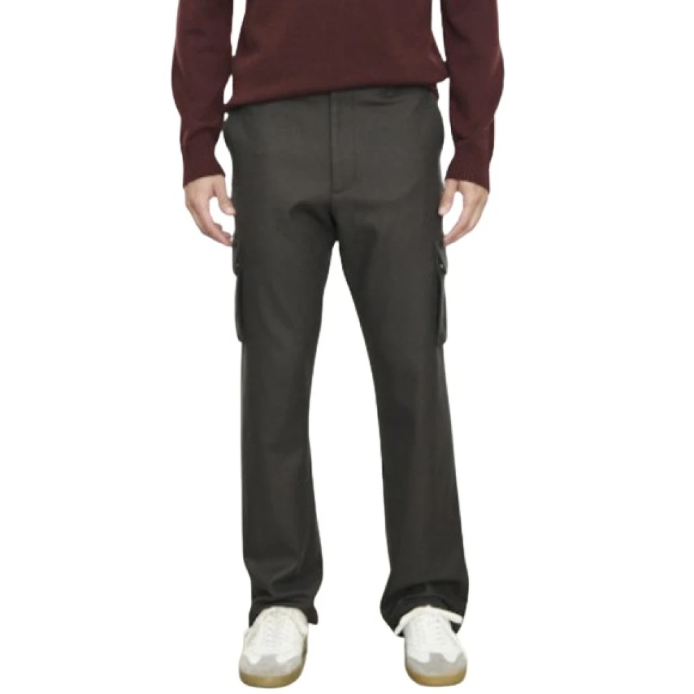 Vince Wollen Cargo Broek Black Heren