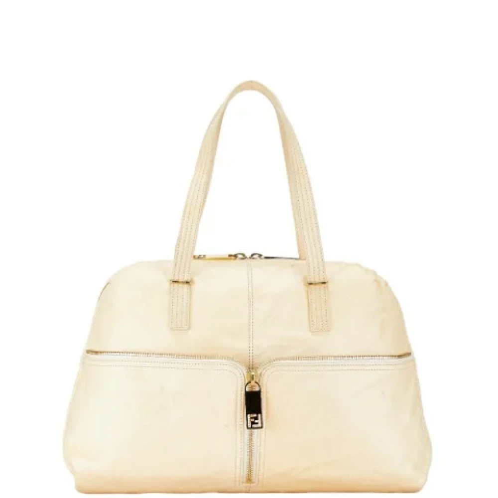 Fendi Vintage Pre-owned Fabric totes Beige Dames