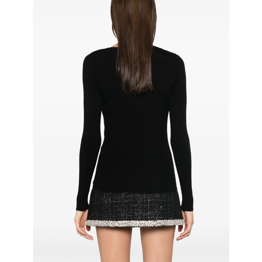 P.a.r.o.s.h. Zwarte Cardigan Trui Black Dames