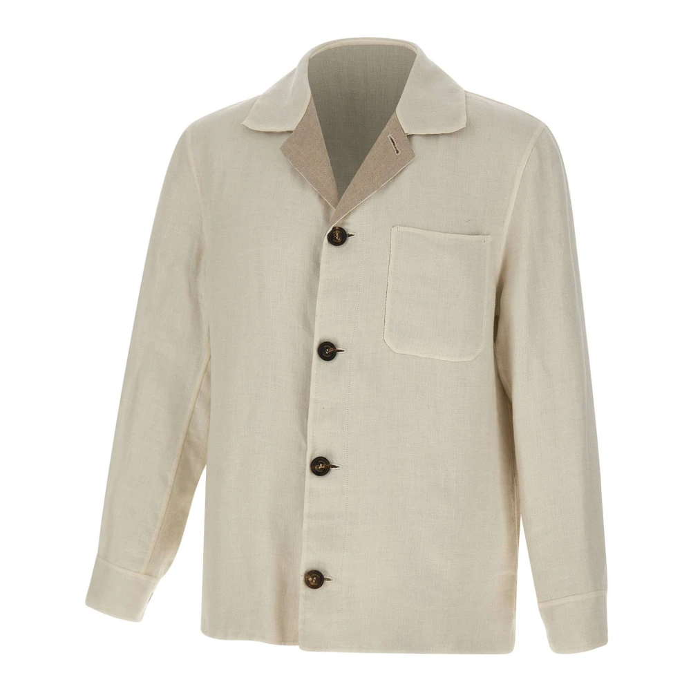 Eleventy Men's Beige Light Jackets, 2XL, Jackets