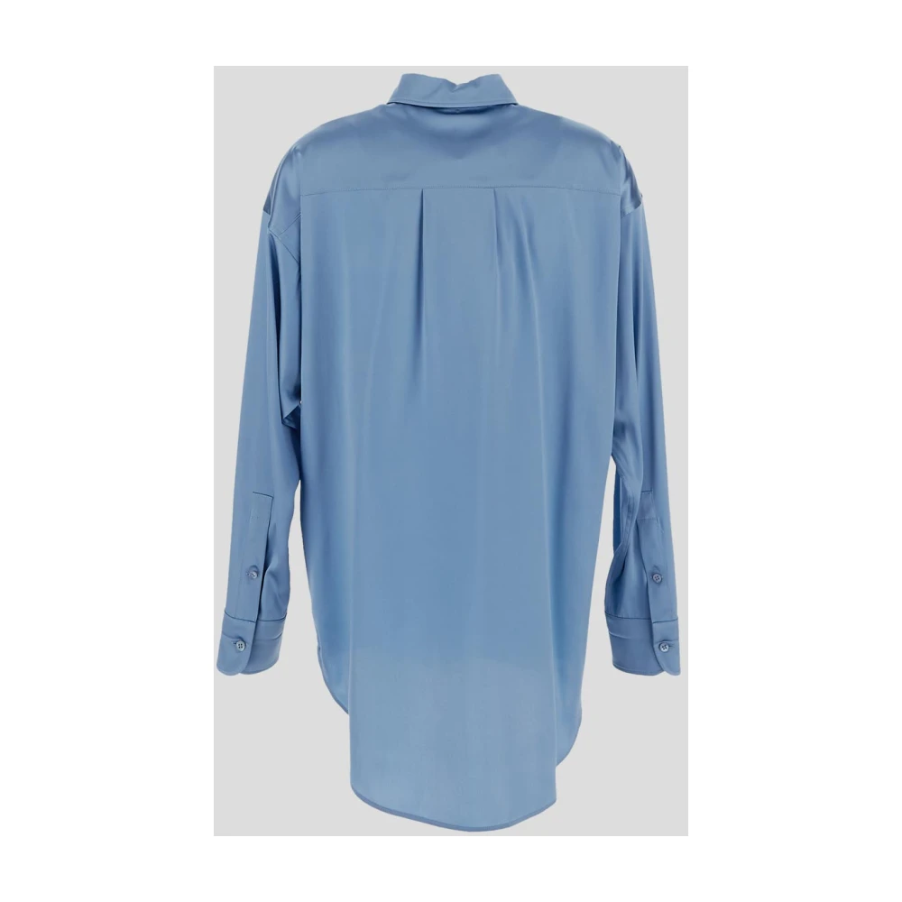 Tom Ford Elegante Zijden Shirt Blue Dames