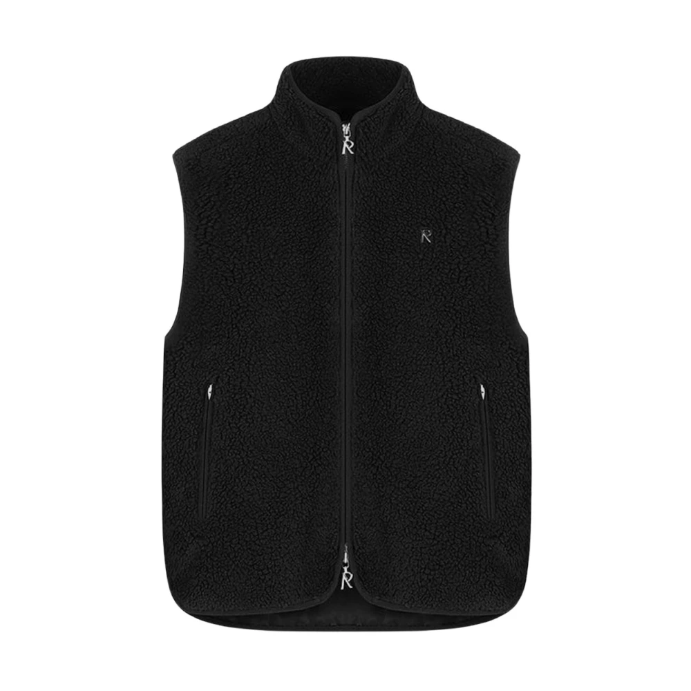 Represent Polyester Fleece Gilet Jacket Black Heren