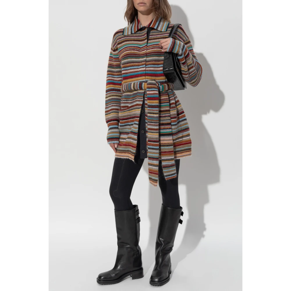 Paul Smith Cardigan met riem Multicolor Dames