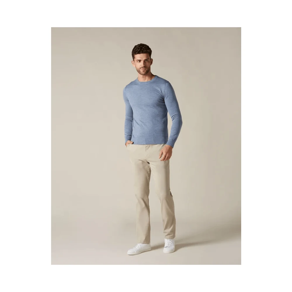 7 For All Mankind Jeans Straight Bleu Beige Heren