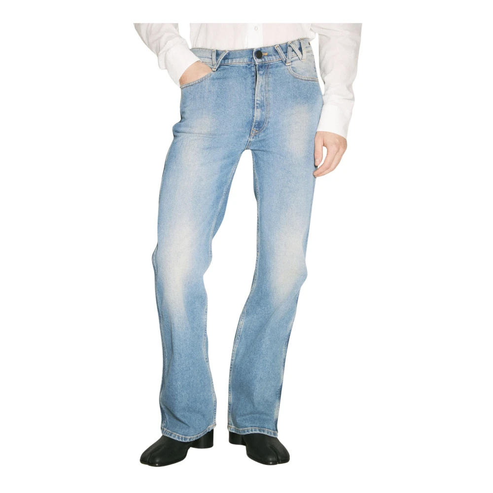 Vivienne Westwood Stretch Denim Five-Pocket Jeans Blue Heren
