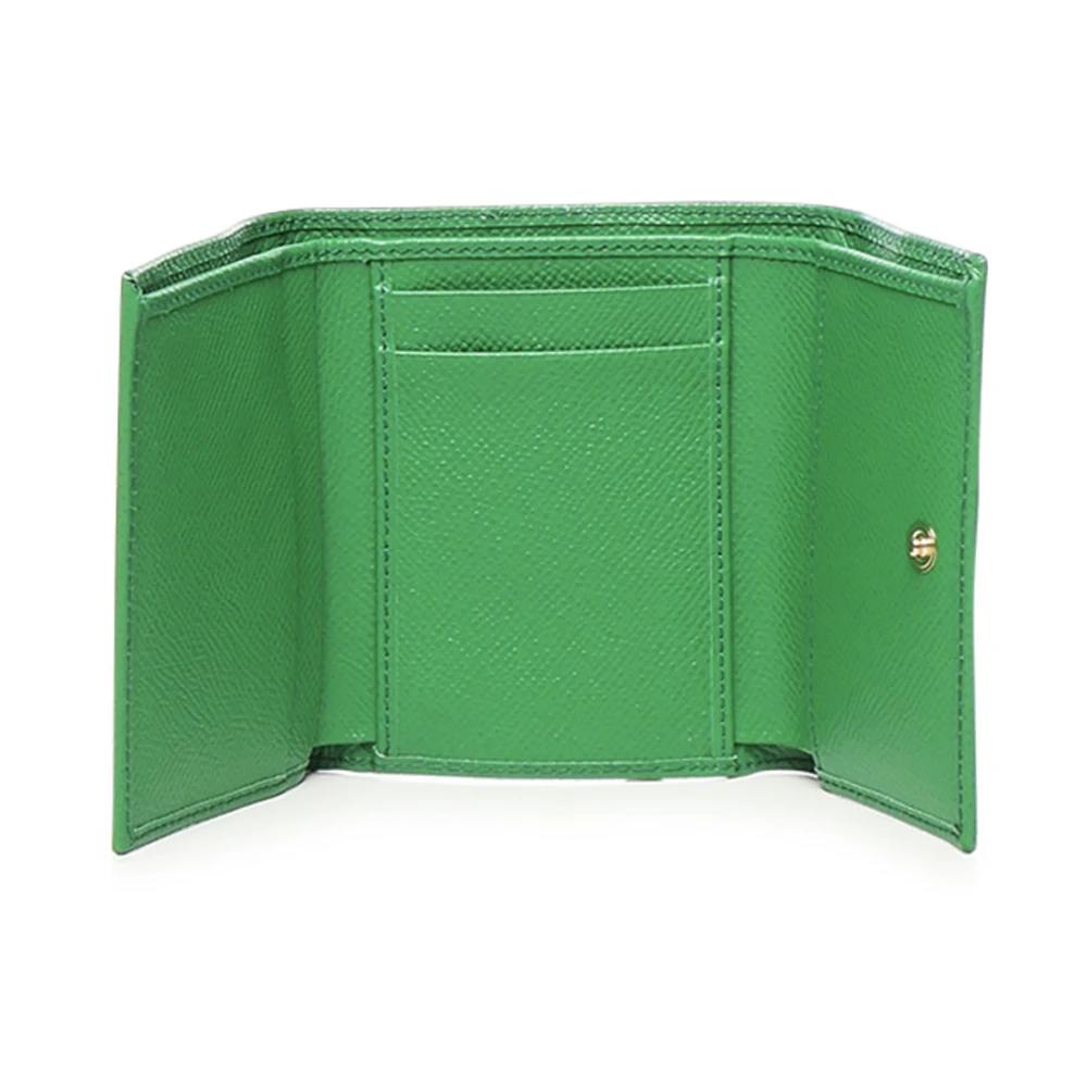 Dolce & Gabbana Groene Portemonnee met Klep Sluiting Green Dames