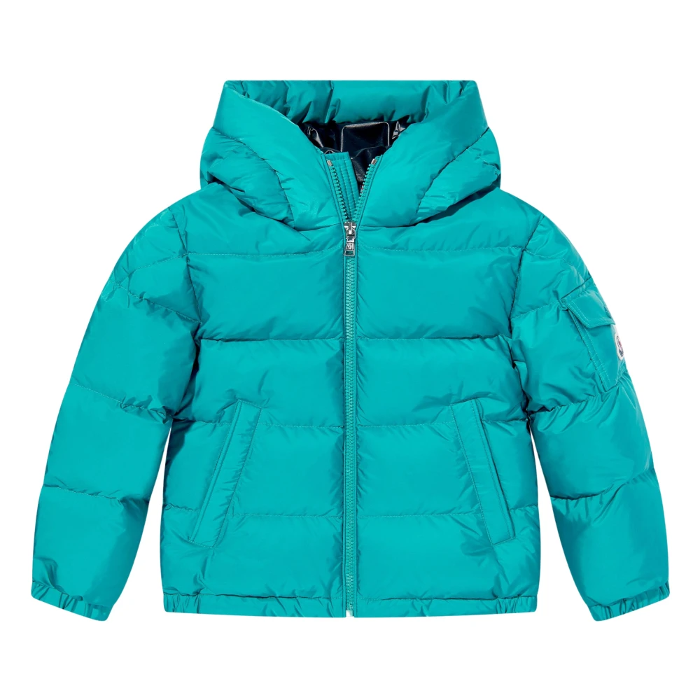 Moncler Boys Blue Winter Jackets, 10 Y, Eranu Down Padded Jacket