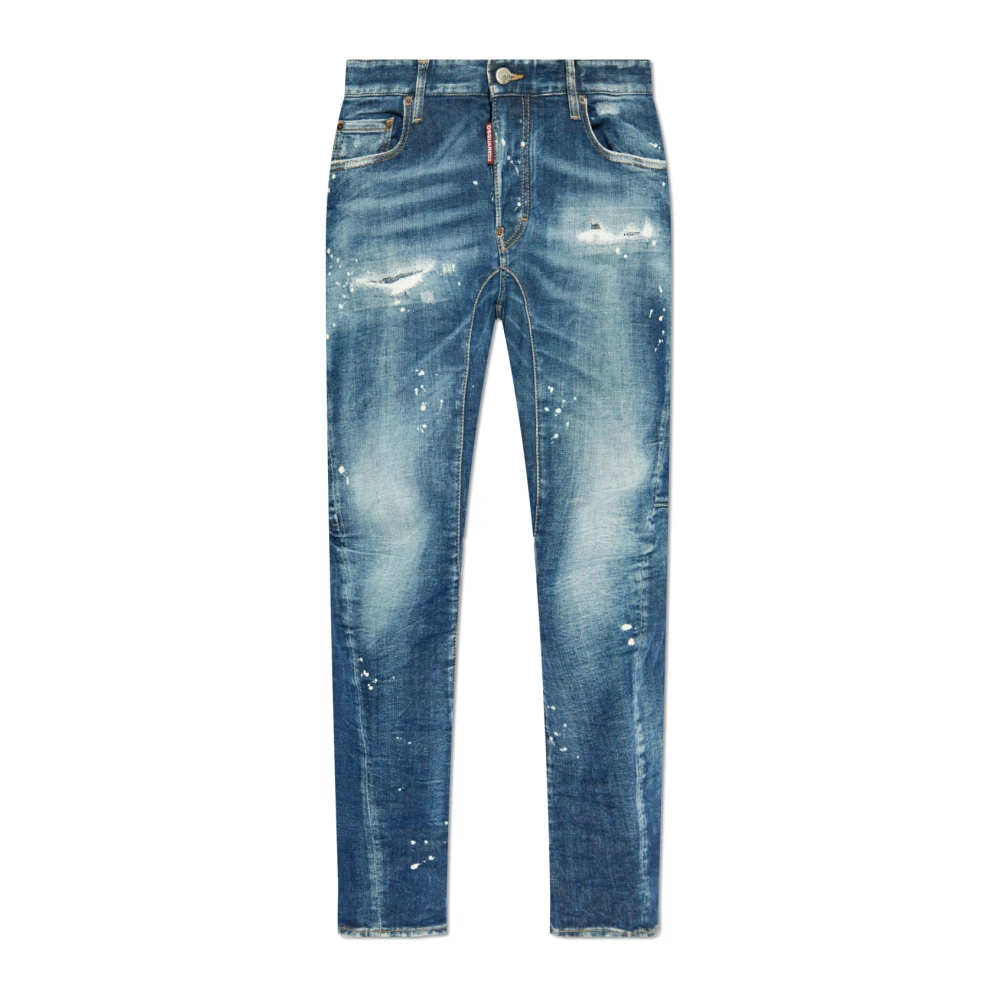 Dsquared2 Tidy Biker Jeans Blue, Herr