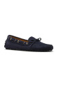 chaussures-bleues-en-daim-avec