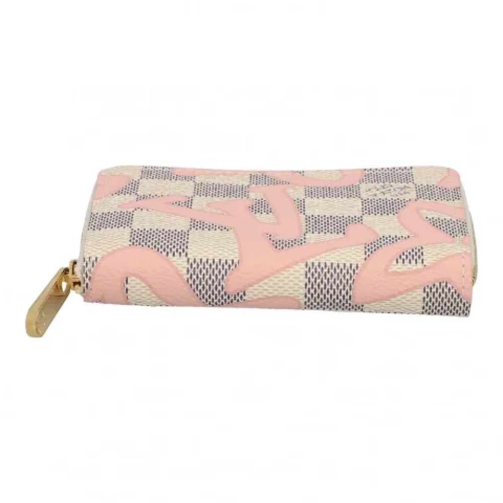 Louis Vuitton Vintage Pre-owned Canvas wallets Pink Dames
