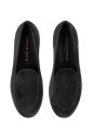 mocassin-en-velours-gris