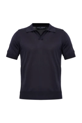 Silkespikétröja med broderad logotyp