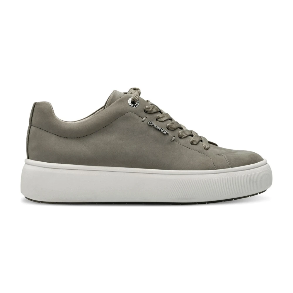 Tamaris Groene Sage Sneakers Dames Schoenen