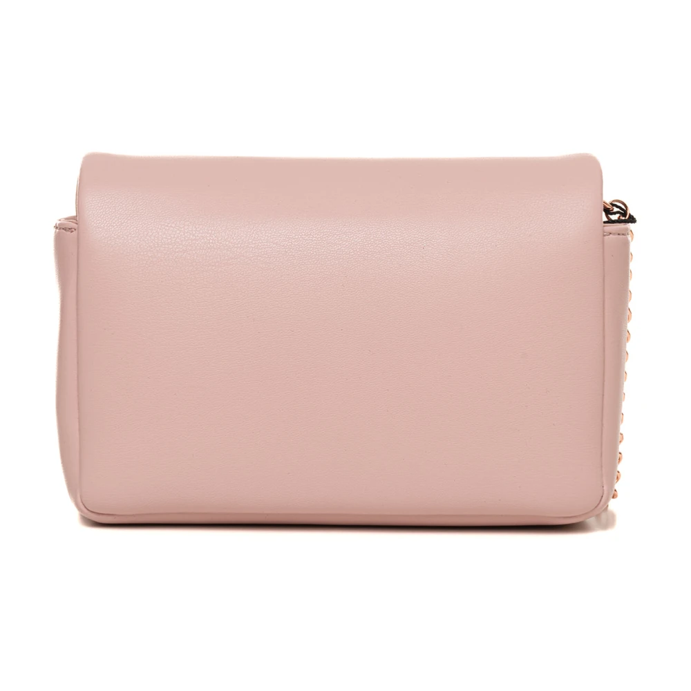 Love Moschino Gewatteerde Mini Tas met Metalen Details Pink Dames