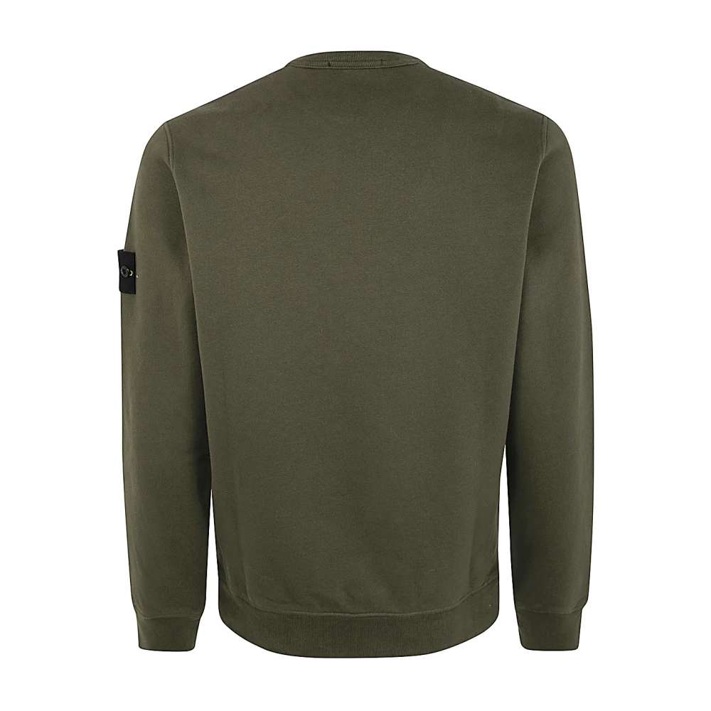 Stone Island Musk Round Neck Hoodie Green Heren