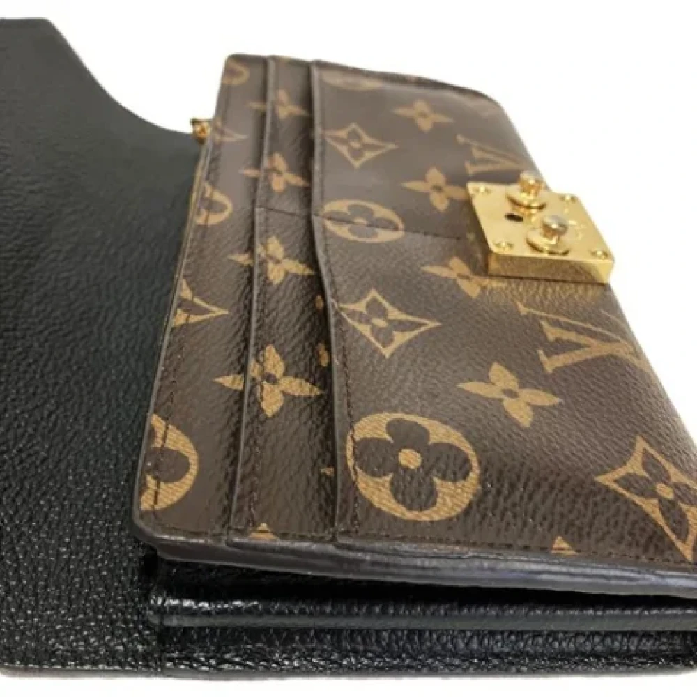 Louis Vuitton Vintage Pre-owned Canvas wallets Brown Dames