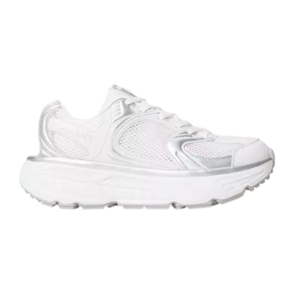 Twinset Witte Sneakers Hardlopen In Tessuto Dames Schoenen