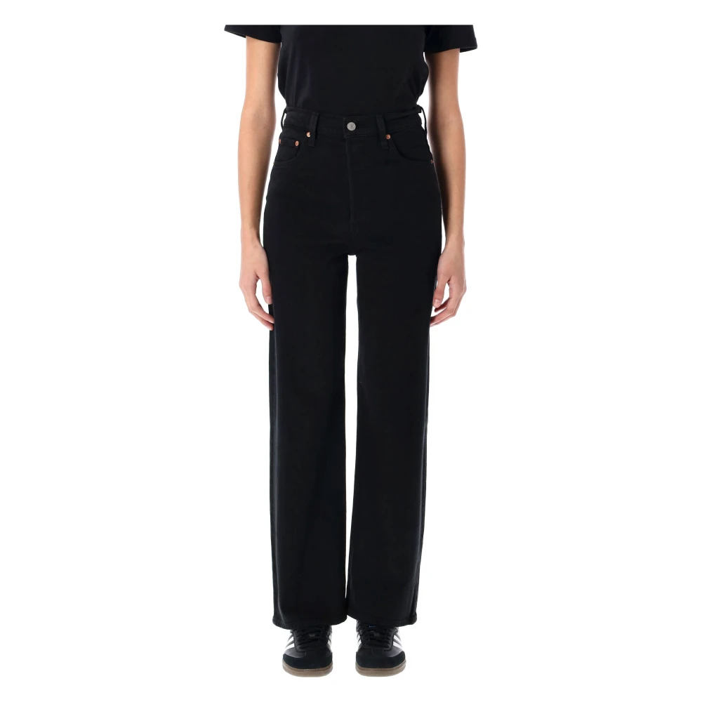 Levi's Dameskleding Jeans Zwart Sprout Aw24 Black Dames