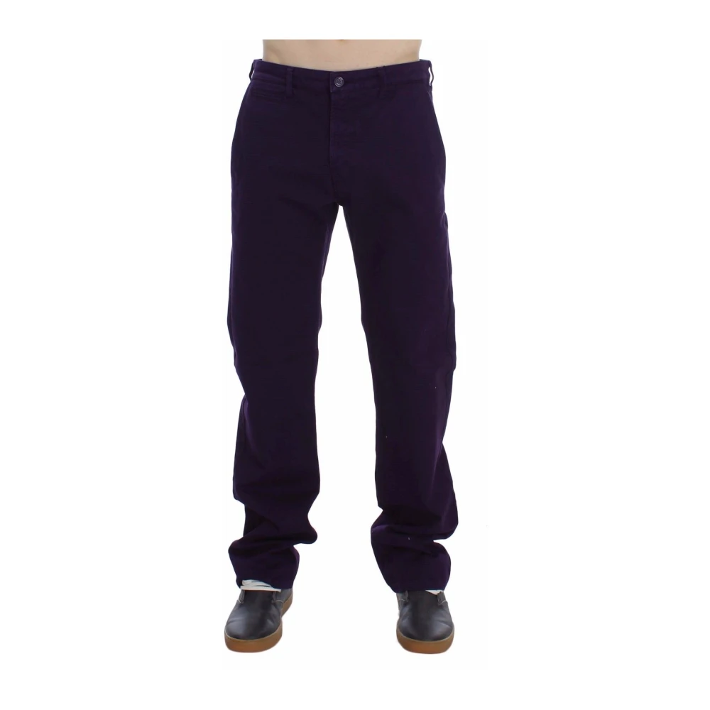 Gianfranco Ferré Lila Stretch Slim Chinos Purple Heren