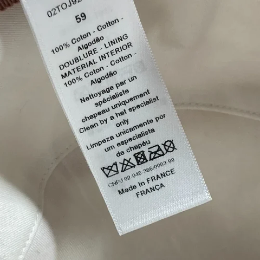 Dior Vintage Pre-owned Cotton hats Pink Dames