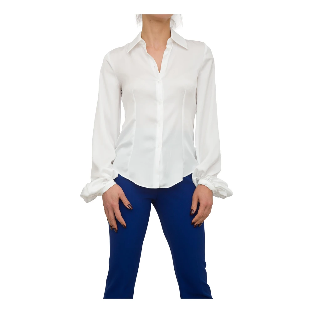 Blugirl Donna Bianco Camicia Avorio