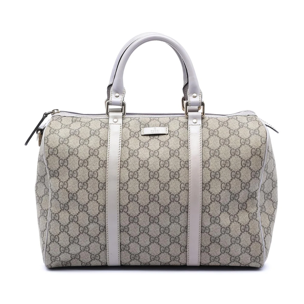 Gucci Vintage Women's Brown Pre-Owned Vintage Monogram Boston Bag
