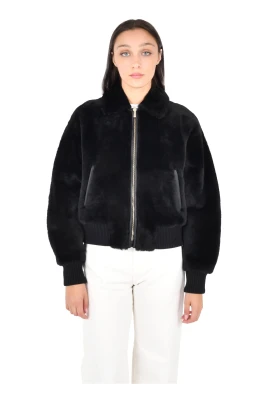 Alpaca Blend Zip Jacket