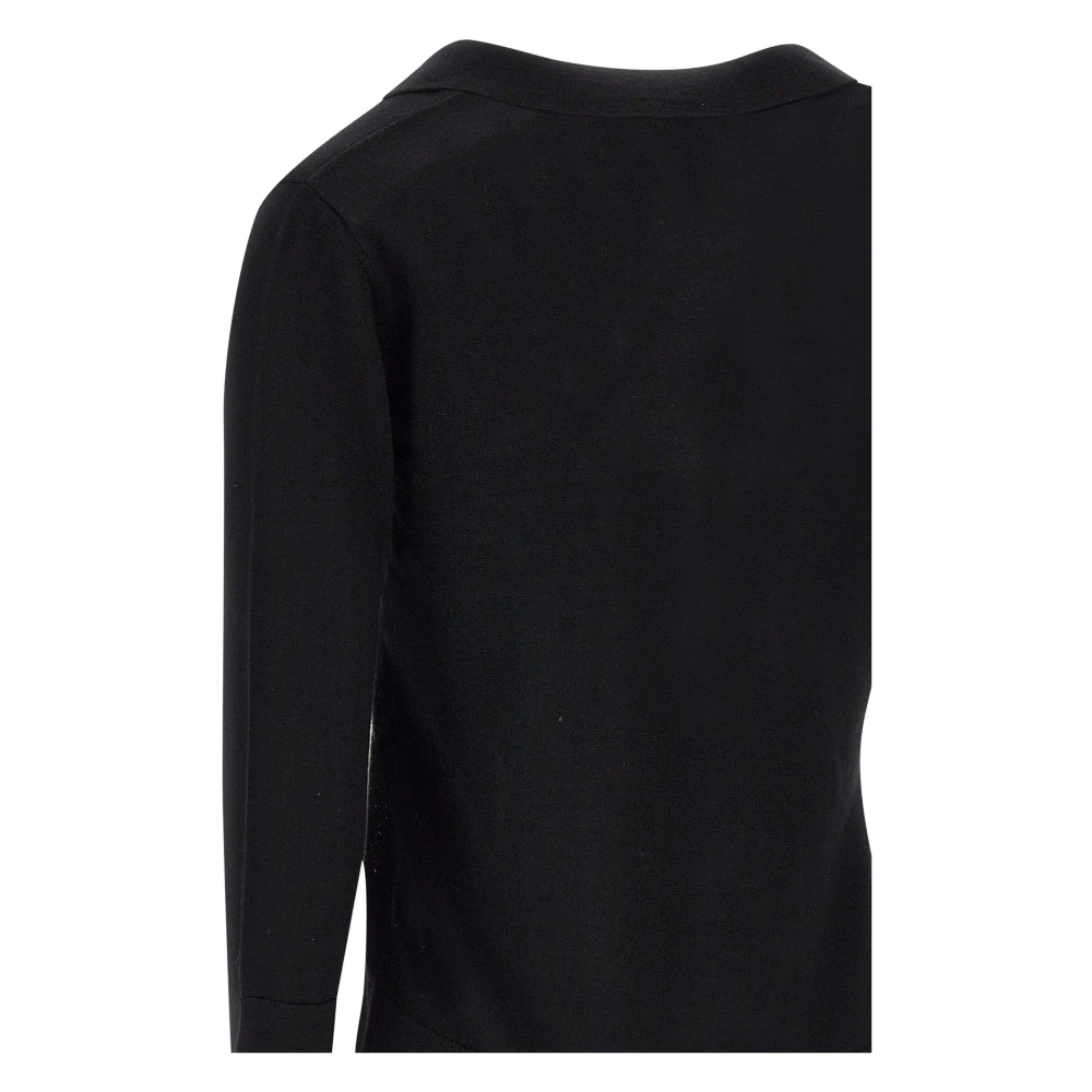 Iceberg Zwarte Wollen Trui met Logo Black Dames