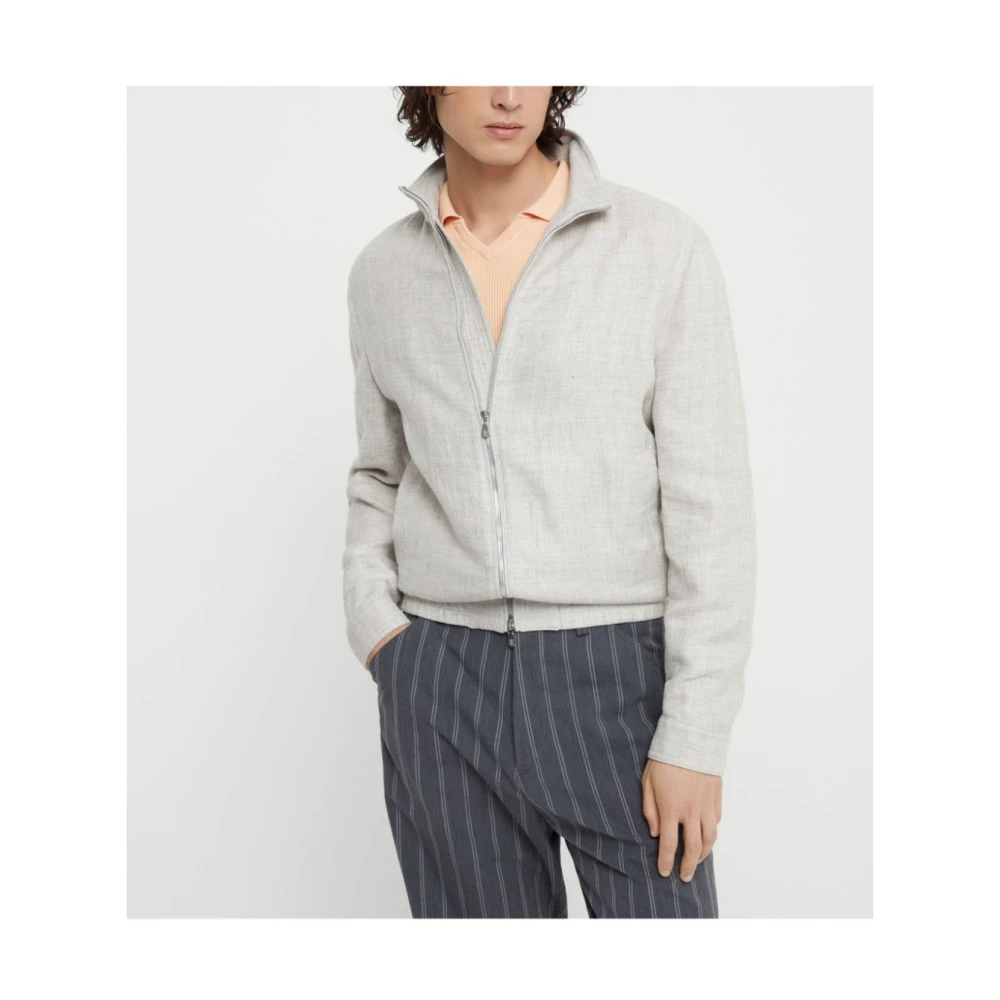 BRUNELLO CUCINELLI Elegante Jassen Collectie Gray Heren