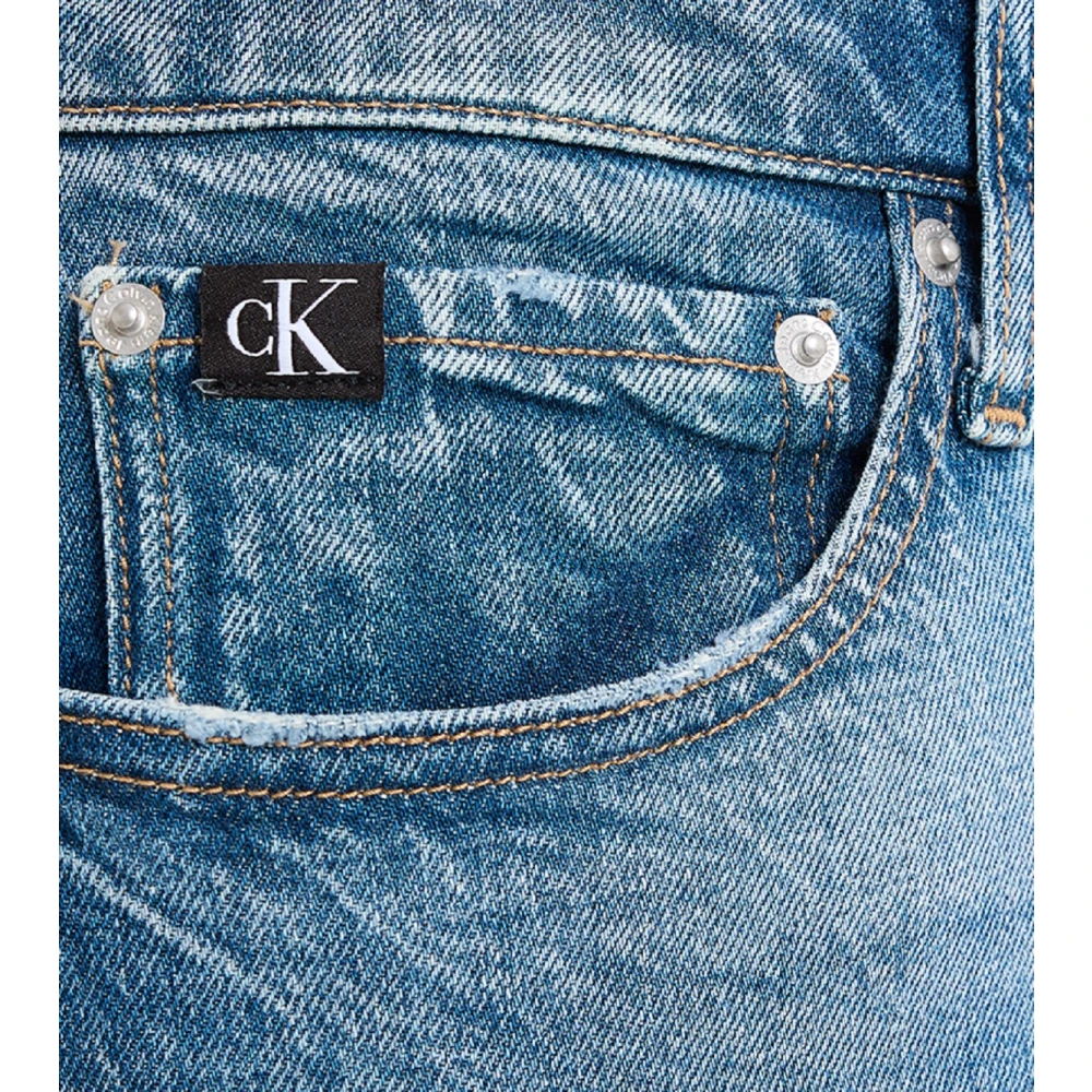 Calvin Klein Blauwe Skinny Jeans All-Season Stijl Blue Heren