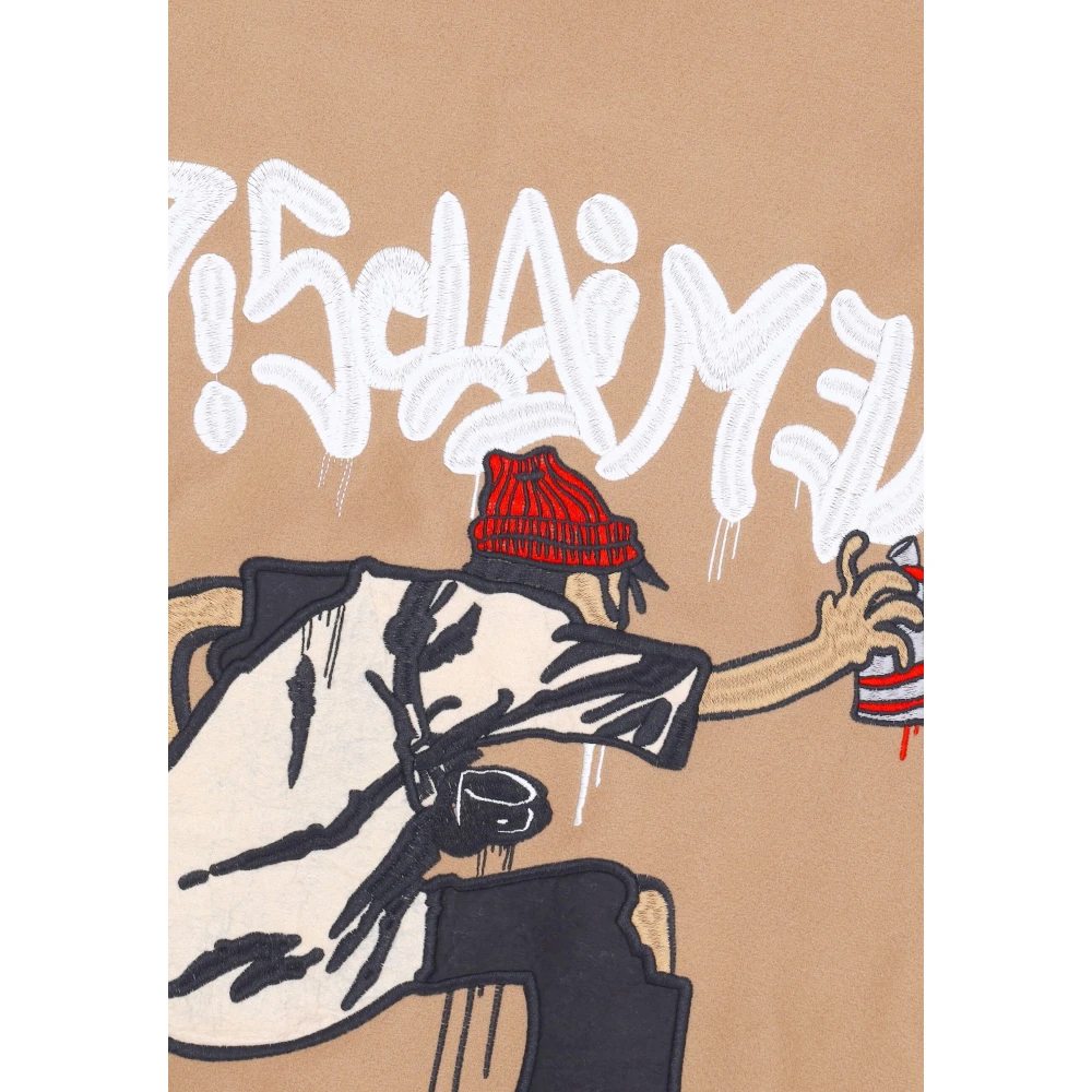 Disclaimer Gewatteerde College Bomberjack Kameel Brown Heren