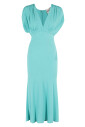 robe-midi-bleu-ocean-col-en-v