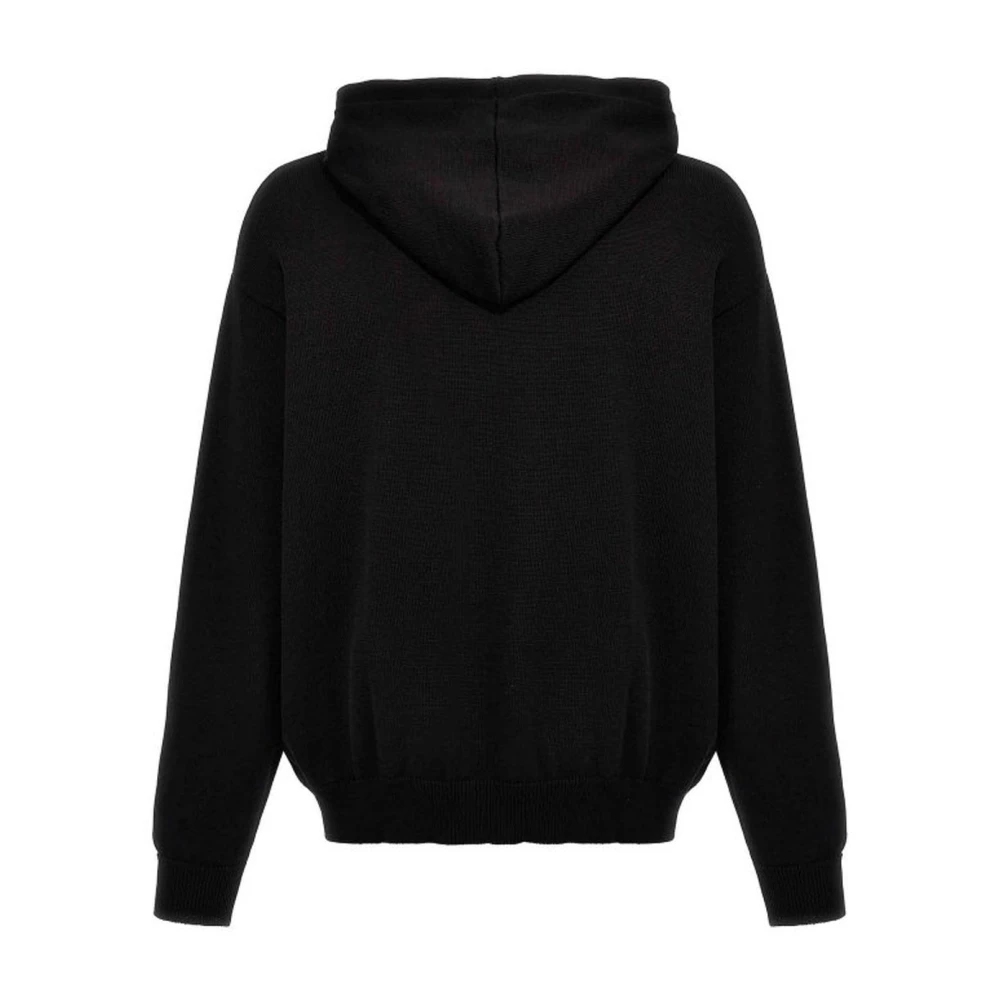 Moschino Liefde Vertrouwen Hoodie Mannen Black Heren
