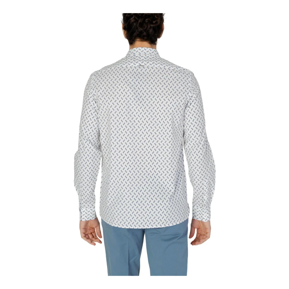 Antony Morato Geometrische Overhemd White Heren