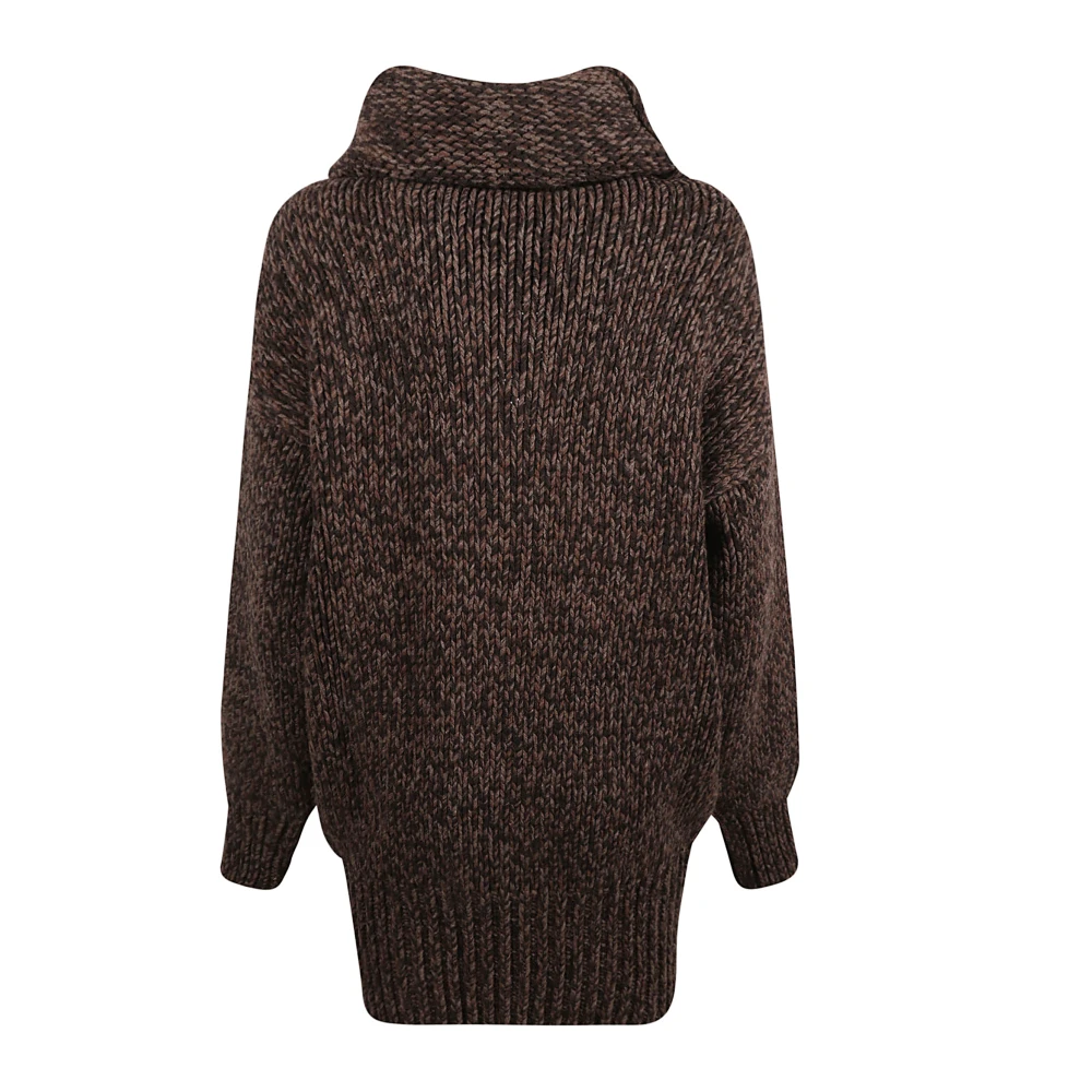 alexander mcqueen Hood Jumper Sweaters Brown Dames