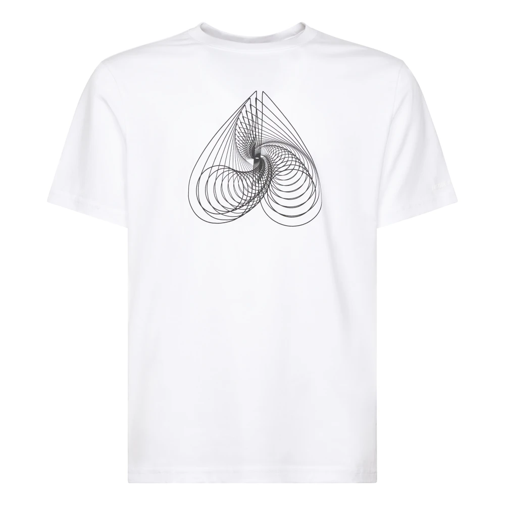 Moose Knuckles Men's White T-Shirts, S, Eclipso Tee