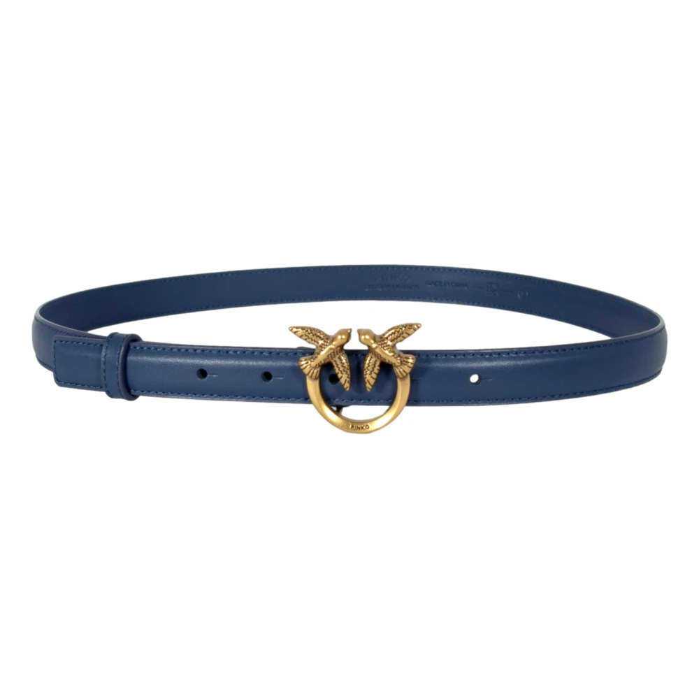 Pinko Women's Blue Love Berry H2 Belt