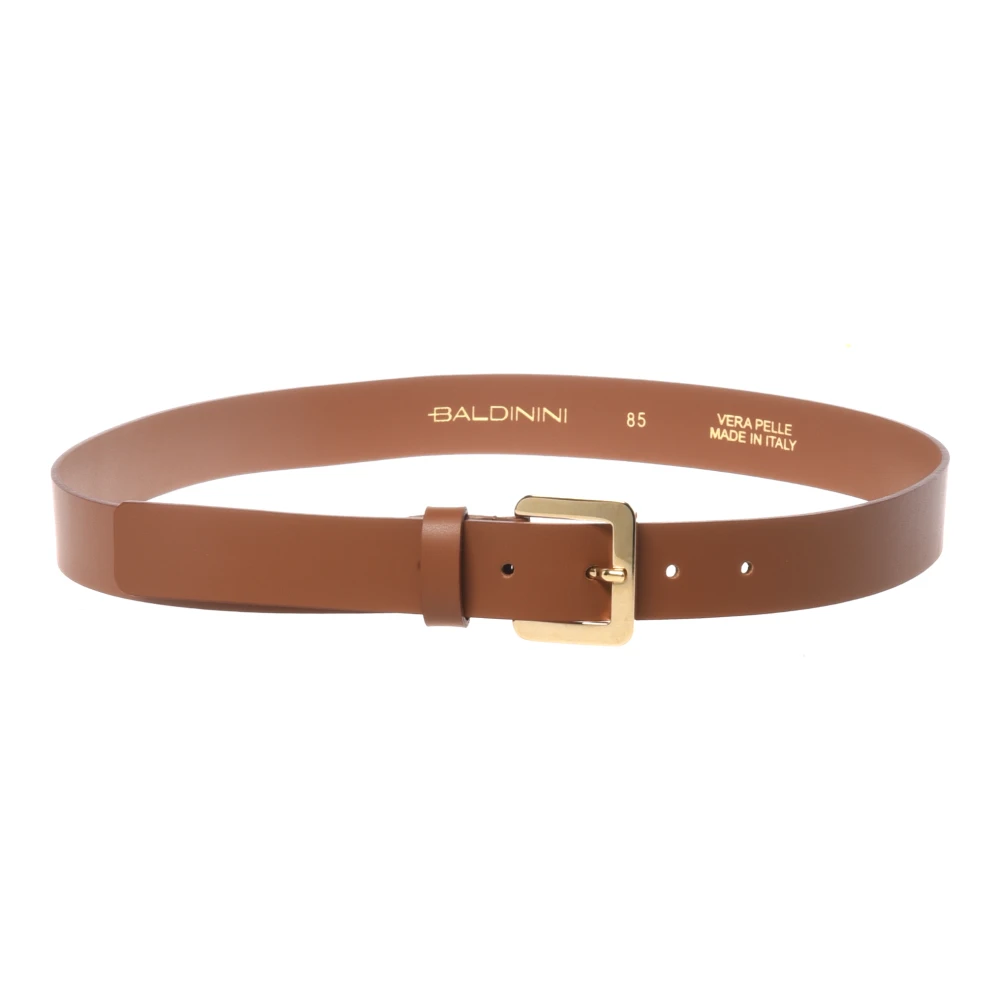 Baldinini Women's Brown Leather Belt - Belts - 90 Cm - Accessories