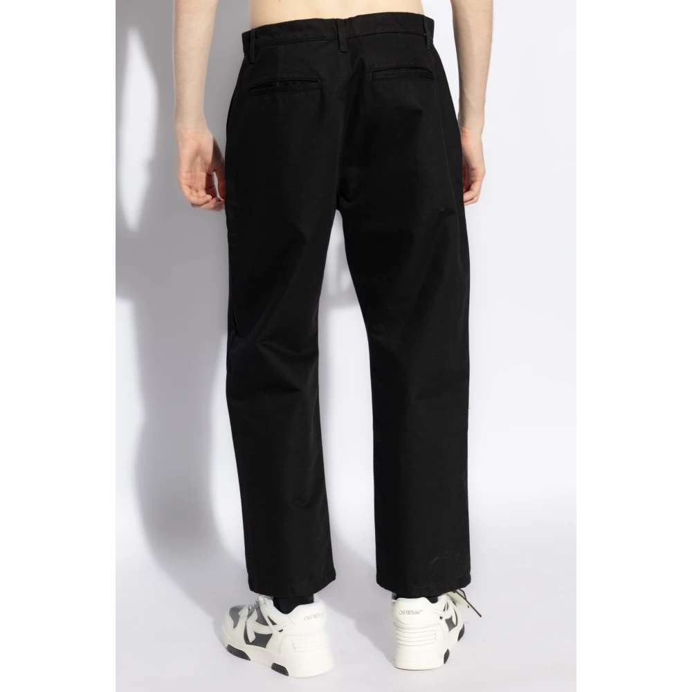Palm Angels Wijde broek Black Heren