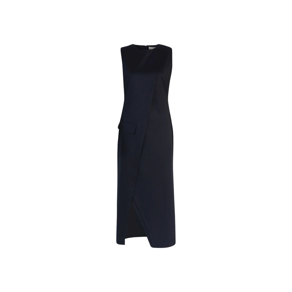 March23 Midi-jurk met bloemenprint Blue Dames