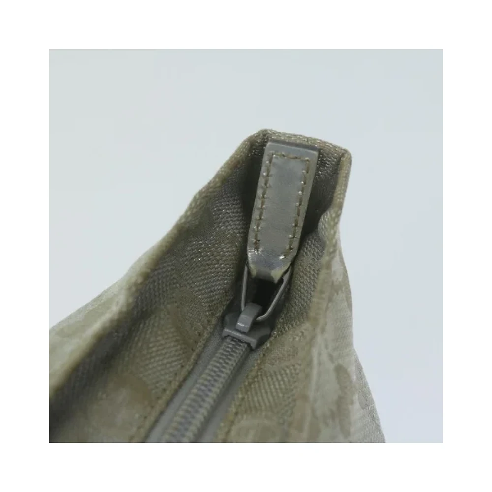 Gucci Vintage Pre-owned Canvas handbags Gray Dames