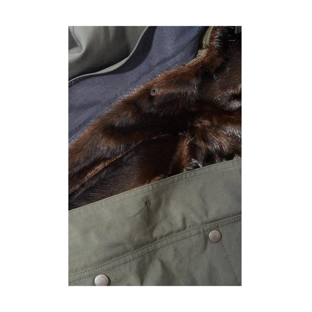 Lardini Elegante Army Jacket Katoen Mannen Green Heren