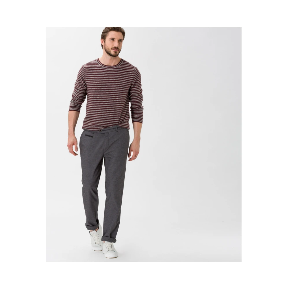 BRAX Everest C graphite Broeken & Shorts Gray Heren